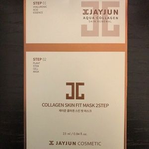 Jayjun collagen skin fit mask 2 steps (10 masks)